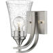 Natalie Wall Sconce Wall Light in Satin Nickel